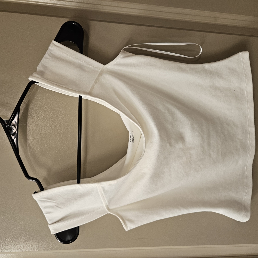 White Sleeveless Top